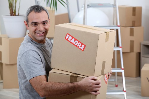 Commercial man and van support for a Brompton office or shop