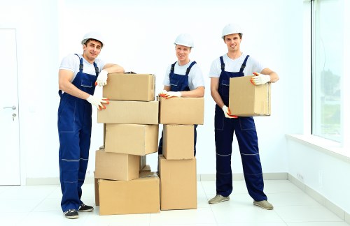 Local movers loading items efficiently for a same-day job