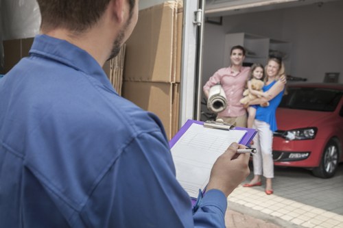 Local removals team handling stairs and access in Brompton