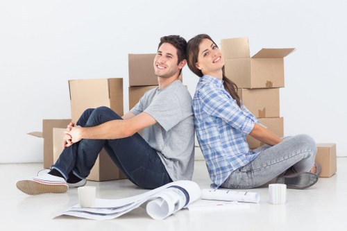 Furniture removals service handling a residential move in Brompton