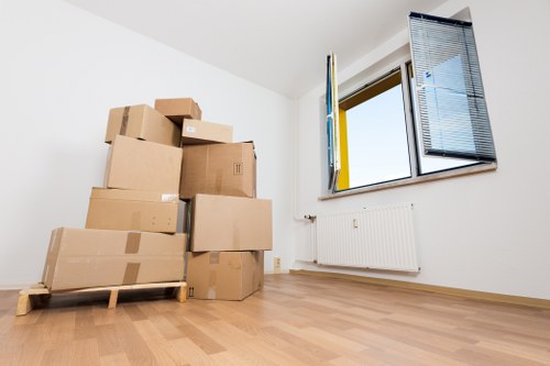 Local Brompton removal specialists handling furniture during a home move