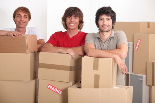 Local movers managing a house move in Brompton with attention to access and transport