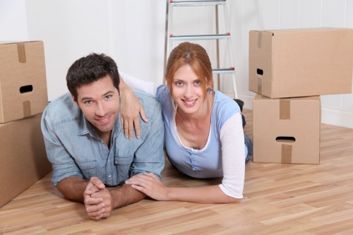 Marketing cookie preferences shown on a removal company website