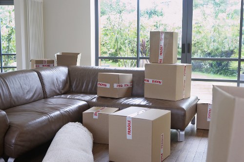 Packing and loading a moving truck in Brompton
